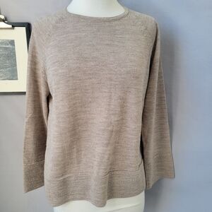 Millmas Baby Alpaca Pullover Crew Neck Sweater S